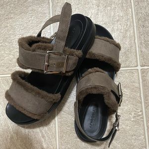 Brand new size 12 Olive green Sandals